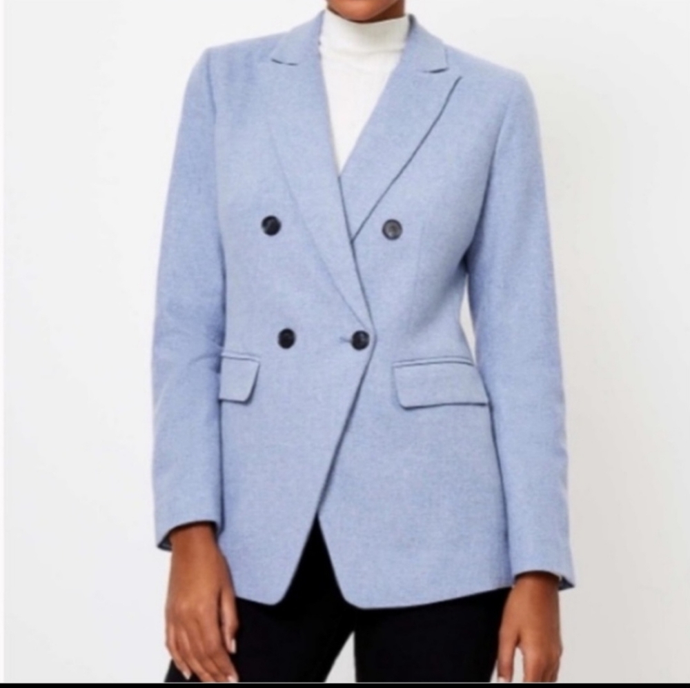 Loft double breasted blazer